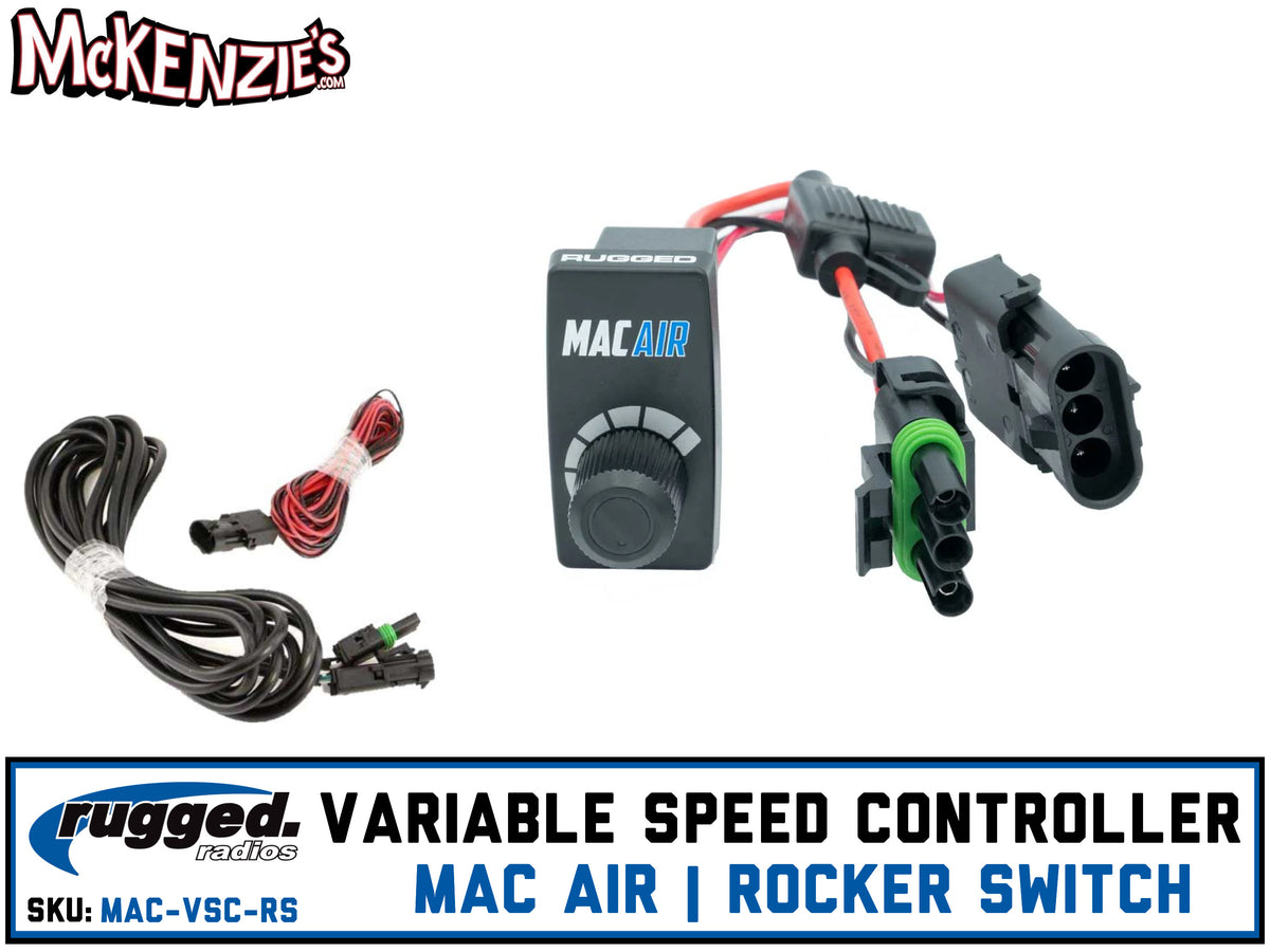 Rugged Rocker Switch Variable Speed Controller | MAC-VSC-RS