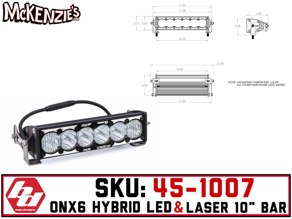 Baja Designs 45-1007 | OnX6 10