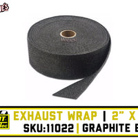 2" x 50ft Header Wrap |  Graphite Black | Thermo Tec 11022