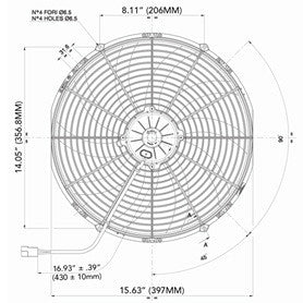 Spal 30102049 Puller Fan VA18-AP71/LL-59A