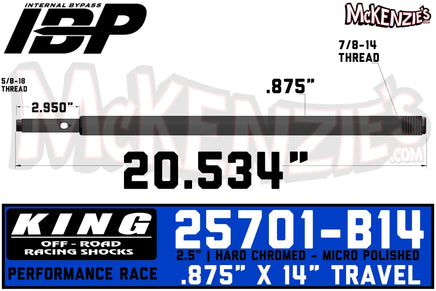 King 25701-B14 | 2.5" x 7/8 IBP Shaft