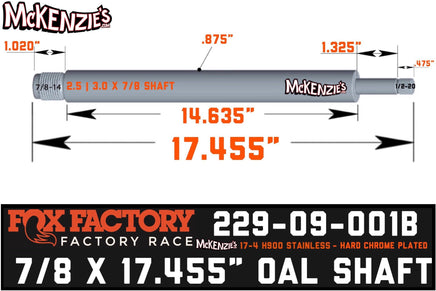 229-09-001B Fox Shock Shaft