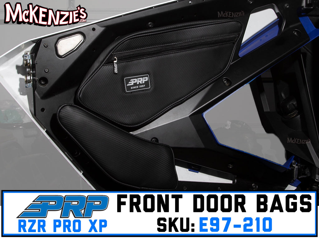 Front Door Bags w/Knee Pad, RZR Pro XP, PRP E97-210