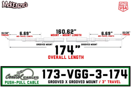 Control Cable 173-VGG-3-174