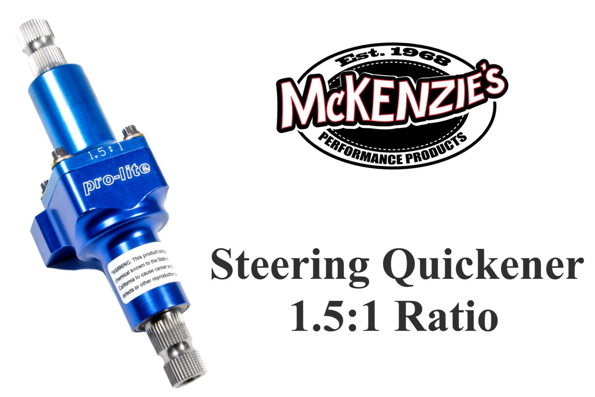 Coleman Steering Quickeners - 1.5:1 / 2.0:1| McKenzie's