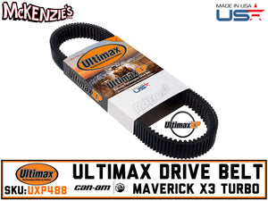 Ultimax Drive Belt UXP488 | Can-Am Maverick X3 Turbo | 422280652