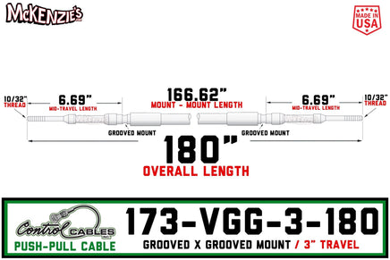 Control Cable 173-VGG-3-180