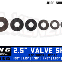King Shock Valve Shim Kit | 2.5" x .010" Shock Valve Stack | King VS1025