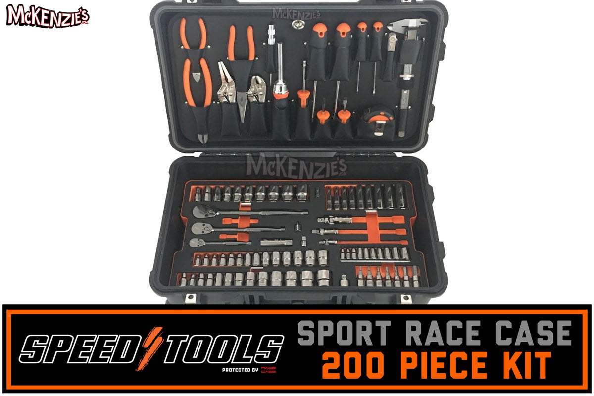 Sport Race Case Kit | 200 Piece Kit | Speed Tools Inc| McKenzie's