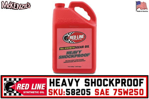 Redline 58205 | Heavy Shockproof Gear Oil | 75W-250 Synthetic Gallon