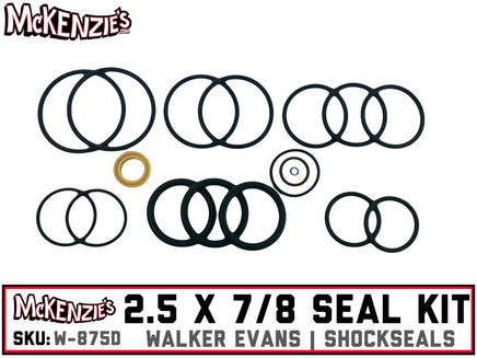 Walker Evans 2.5" x 7/8" Shaft Seal Kit | Velocity Series | Shock Seals AHD-W-875D