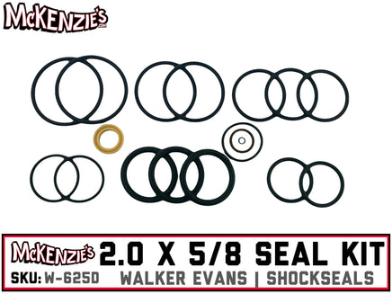Walker Evans 2.0" x 5/8" Shaft Seal Kit | Velocity Series | Shock Seals AHD-W-625D