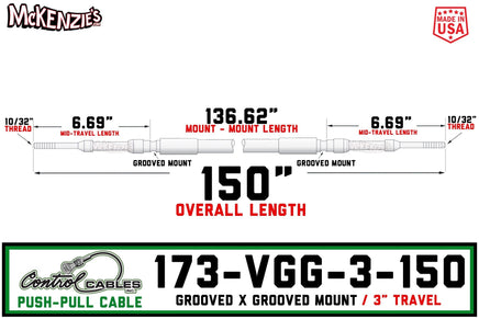 Control Cable 173-VGG-3-150