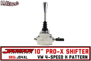 Jamar Billet Pro-X Shifter | Polished 10" Handle 4-Speed | Jamar JS4XL