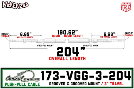 Control Cable 173-VGG-3-204
