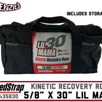 5/8" x 30FT LIL MAMA | Kinetic Recovery Rope | 14,800lbs MRC | Speed Strap 35830