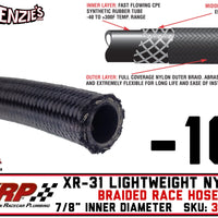 -16 XR-31 Lightweight Nylon Braided Race Hose  | .875" ID - 1.156" OD | XRP 311600