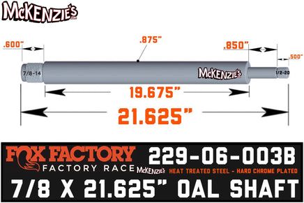 229-06-003B Fox Shock Shaft