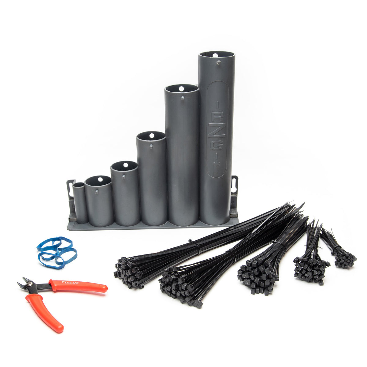 Ready-Zip-Go | 250 Black Zip Tie Kit| McKenzie's
