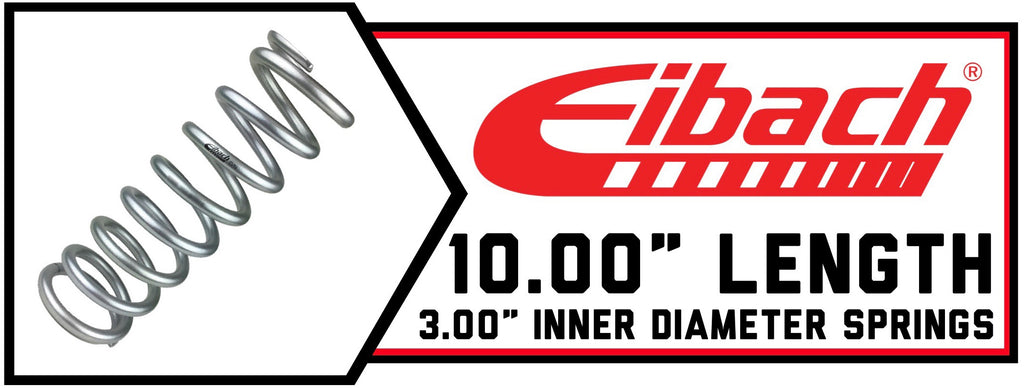10.00" Long | 3.00" ID Coils | Silver