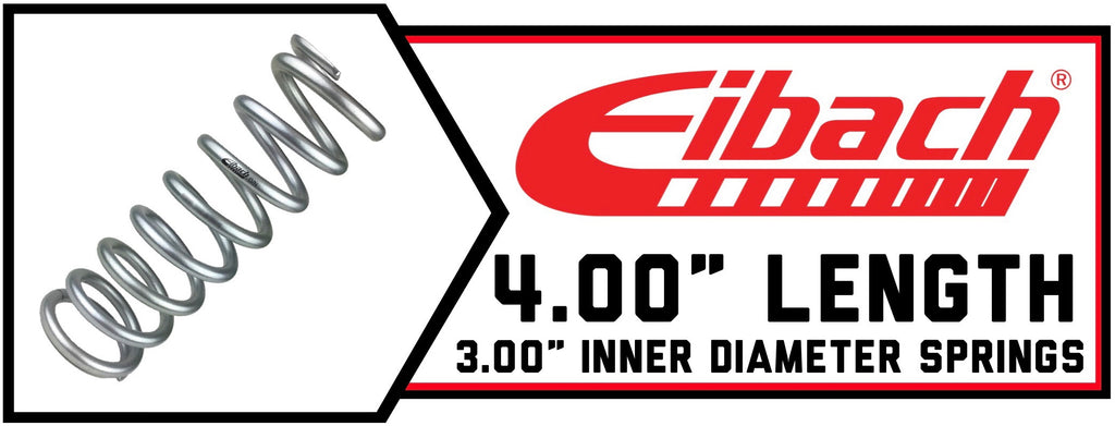 4.00" Long | 3.00" ID Coils | Silver
