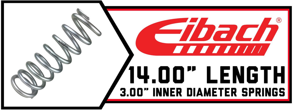 14.00" Long | 3.00" ID Coils | Silver