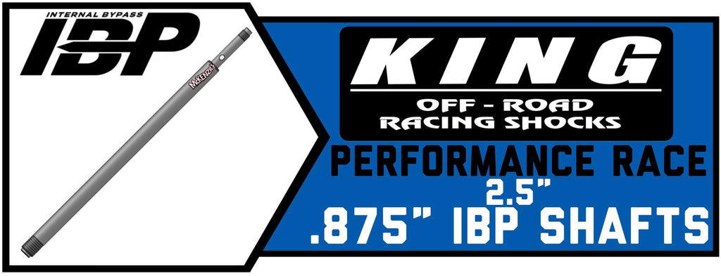 King Shock Shafts 2.5" x .875" IBP | 7/8-14 THD | Performance Series