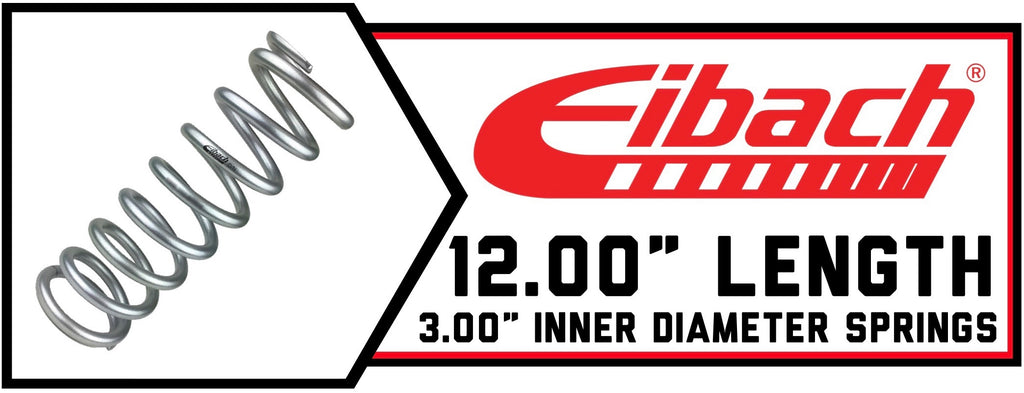12.00" Long | 3.00" ID Coils | Silver