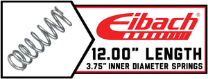 12.00" Long | 3.75" ID Coils | Silver