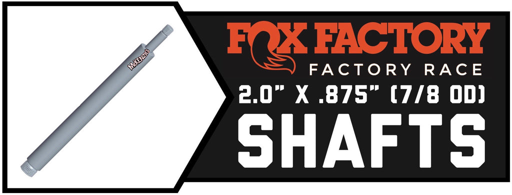 Fox Shock 2.0 x 7/8" Shafts - Factory Series