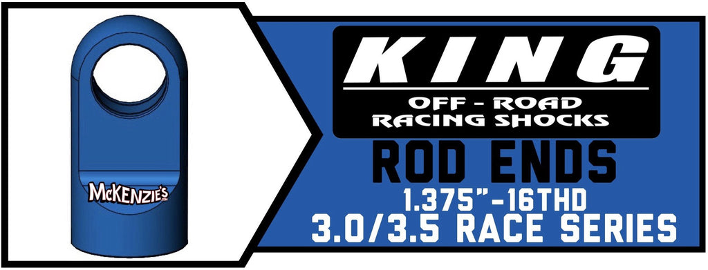 King Shock Rod Ends 3.0"/3.5" x 1.00" | 1.375"-16 THD | Race Series
