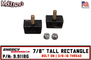 7/8" Rectangle Bump Stops | Energy Suspension 9.9118G