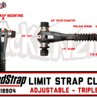 Limit Strap Clevis | Triple Strap | SpeedStrap 18904