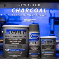 STEEL-IT CHARCOAL | 1006B | 14oz Aerosol Can