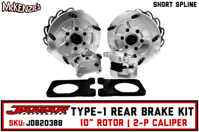 Jamar JDB203BB Rear Swing Axle Brake Hub Kit | 10