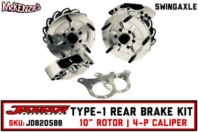 Jamar JDB205BB Rear Swing Axle Brake Hub Kit | 10