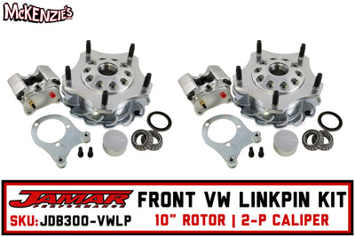 Jamar JDB300-VWLP Front Brake Hub Kit | VW Linkpin | 2 on 205mm