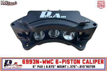 ProAm Racing 6993N-WWC CALIPER | 6-PISTON | 6.875" MOUNT