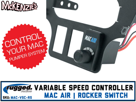 RUGGED MAC VARIABLE SPEED CONTROLLER ROCKER SWITCH