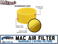 RUGGED MAC AIR FILTER | PRE-FILTER