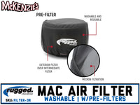RUGGED MAC AIR FILTER | PRE-FILTER SOCK