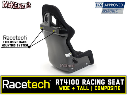 RaceTech RT4100WT Racing Seat | Back Mount System
