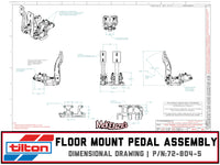 TILTON_72-804-S_FLOOR MOUNT PEDAL DIMENSIONAL_DRAWING