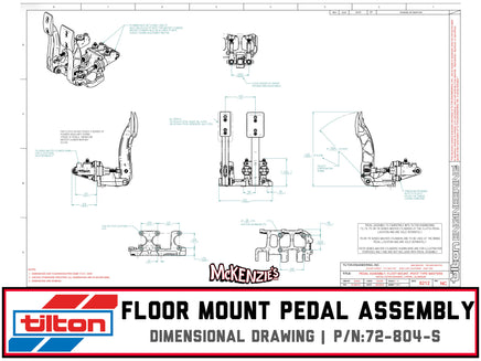 TILTON_72-804-S_FLOOR MOUNT PEDAL DIMENSIONAL_DRAWING