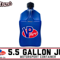 VP Racing Motorsport 5.5 Gallon Jug | Blue | VP 3532-CA