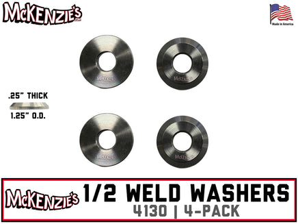 Weld Washers | 4130 Chromoly | 1/2" I.D.