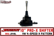 Products Jamar Billet Pro-X Shifter | Black 10" Handle 4-Speed | Jamar JS4BL