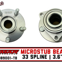 Jamar Micro Stub Bearing | 33 Spline | 3.60" OD | Jamar JDB9001-TB