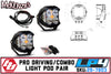 Baja Designs 29-7803 | LP4 Pro LED Light Pods | Clear Driving/Combo