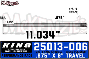 King 25013-006 | 2.5" x 7/8 Shaft